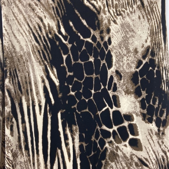 Soft Surroundings Extravaganza Animal Print Uneven Hem Handkerchief Dress Beach - Picture 14 of 16